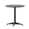 Emma and Oliver 27.5'' Round Aluminum Indoor-Outdoor Table with Base